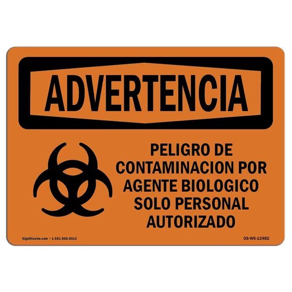 OSHA Sign, 18